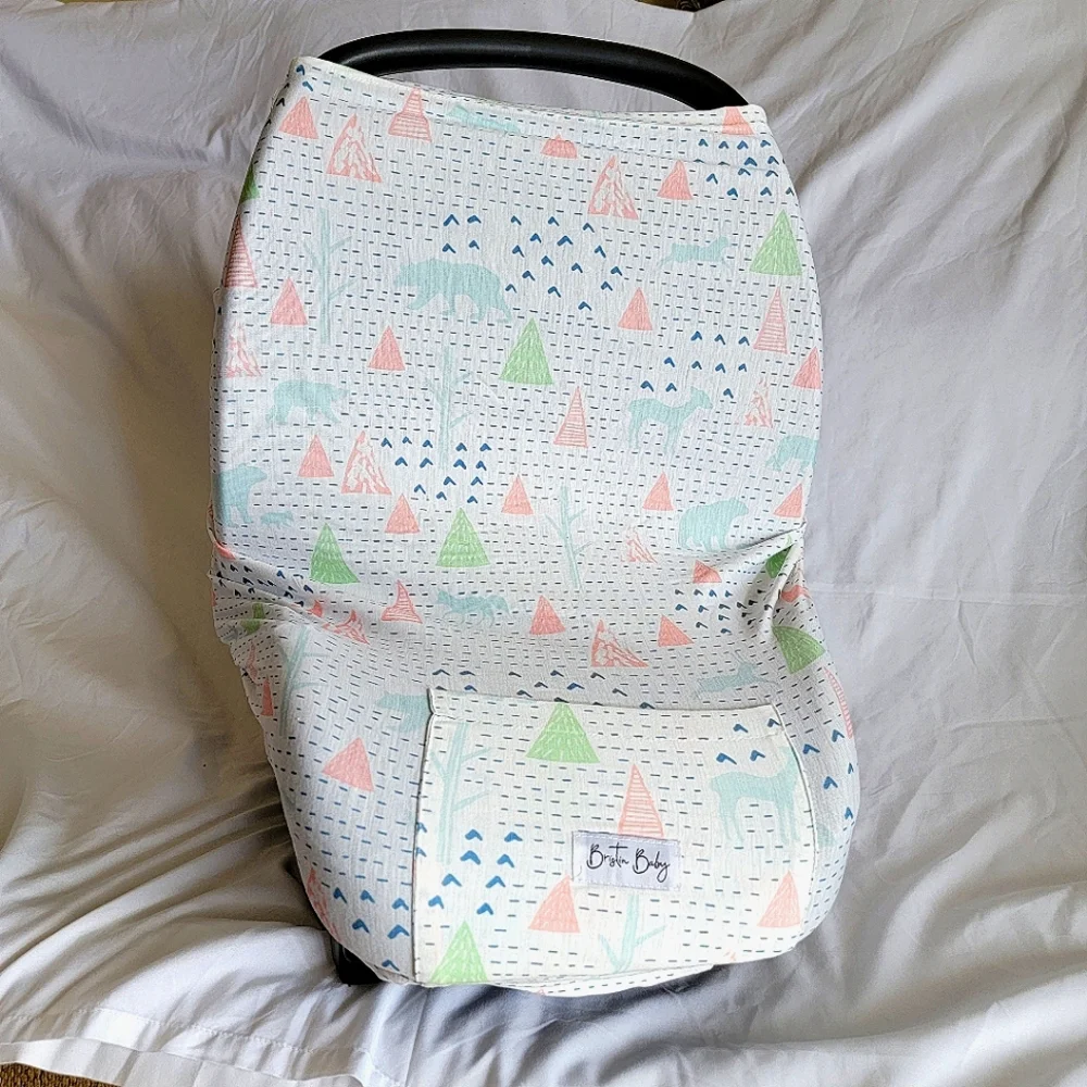 Bristin Baby 4-in-1 Multi-use Cover | Nursing  Carseat Shopping Cart High Chair